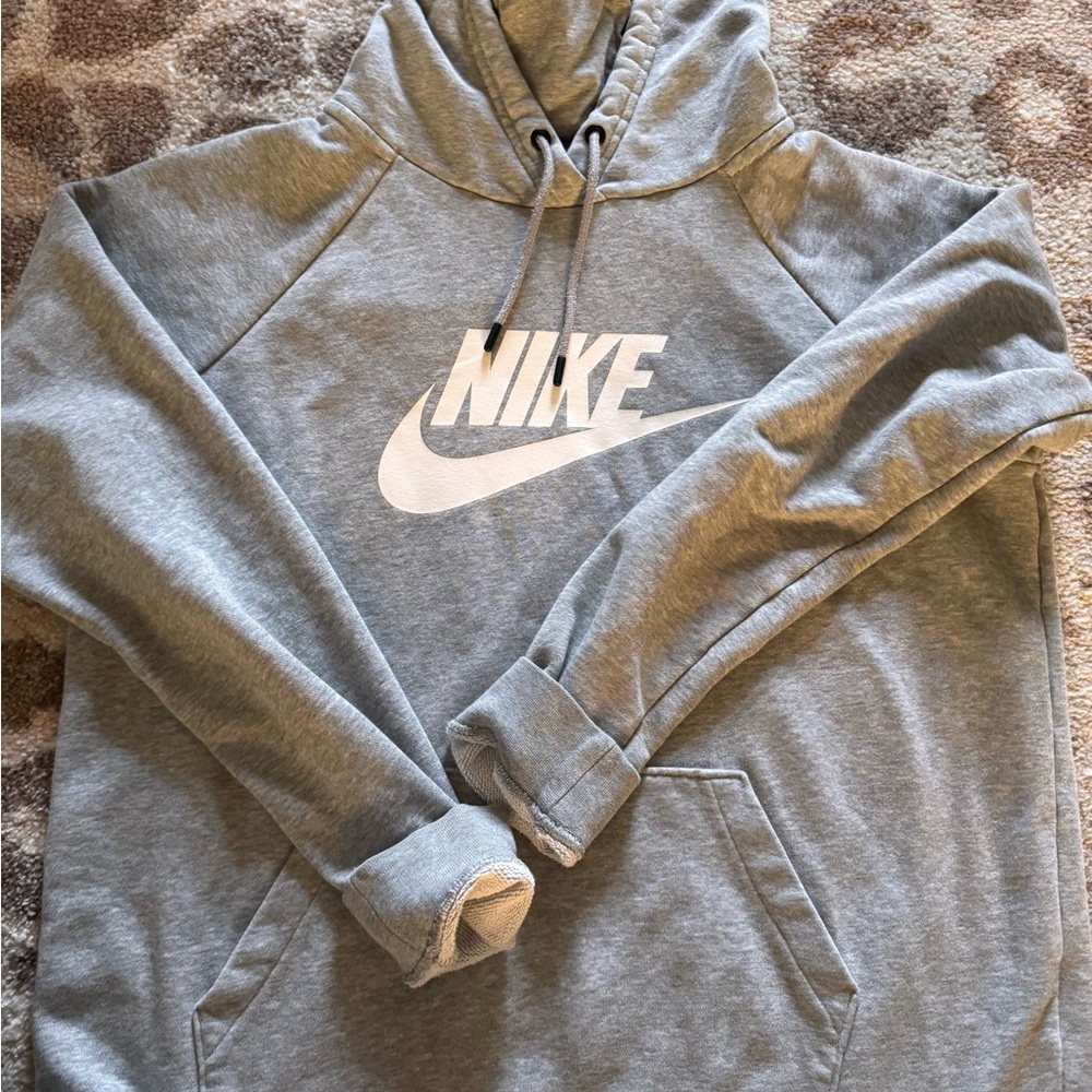 Nike Heather Gray hoodie Sweatshirt